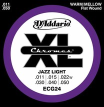 D&#39;Addario ECG24 Chromes Jazz Light 11-50 - £43.24 GBP