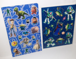 Vintage Toy Story x2 Sticker Sheets Hallmark Buzz Lightyear & Zurg Disney Pixar - $6.93
