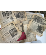 Elvis Huge Lot /Collection with original newspaper clippings, Cards and ... - $38.66 CAD