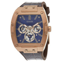 Guess Men&#39;s Classic Blue Dial Watch - GW0202G2 - £107.78 GBP