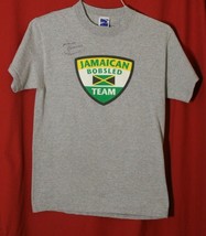 Jamaican Bobsled Team Gray T-Shirt Signed Wayne Blackwood “Cool Runnings... - £18.60 GBP