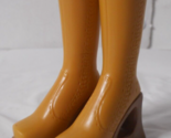 Bratz Doll 2002 XPress It Yasmin Brown Tall Chunky Heeled Boots - $6.93