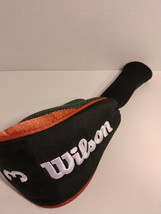 Wilson Golf 3 HeadCover Golf Club Cover Black Orange Grey EUC - $10.00