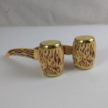 Vintage Yellow Pipe Grand Ole Opry Plastic 2&quot; Salt &amp; Pepper Shakers - $166.60 MXN