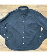 Harley Davidson Motor Clothes Mens XL Slim Linen Blend Button Up Shirt B... - $39.21 CAD