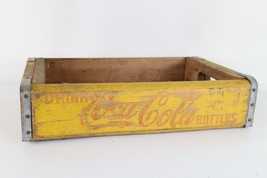 Vtg 60s 1968 Coca Cola Distressed Wood Crate Box Holder Tray Country Far... - $1,456.95 MXN