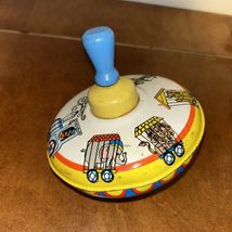 Vintage 1950’s Ohio Art Tin Toy Spinning Top F1 - $9.85