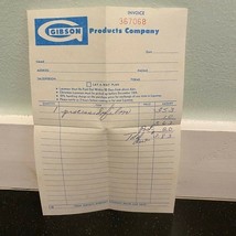 Gibson&#39;s Department Store Vintage Billhead 1980 Film Processing Products... - $8.90