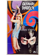 Danger: Diabolik (1968) - German Program Poster Marisa Mell John Philip Law - £263.17 GBP