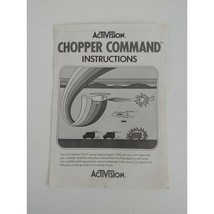 Atari 2600 Chopper Command Manual - $2.90