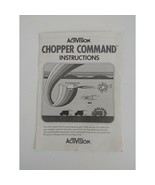 Atari 2600 Chopper Command Manual - $2.90