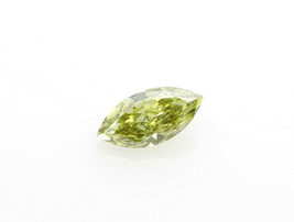 Chameleon Diamond 0.28ct Natural Loose Fancy Green Color Diamond GIA Marquise - £925.11 GBP
