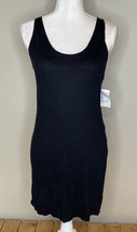 Rag &amp; Bone NWT $550 Womens Stretchy Ribbed Mini Dress size M In Black - £69.36 GBP