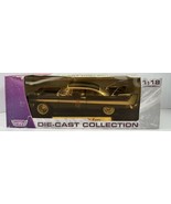 Motor Max Black And Gold 1958 Plymouth Fury 1/18 In Box Diecast - £46.59 GBP