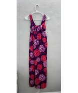 Unbranded Womens Dress Size Uknown Pink Purple Floral Maxi Front Tie Vin... - £44.91 GBP