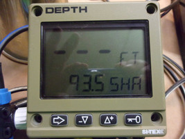 SI-TEX  DEPTH  - DISPLAY  HEAD ONLY with sun cover - $197.01