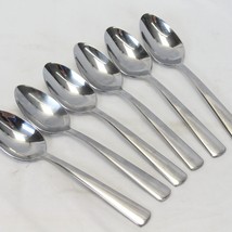 Oneida Aptitude Oval Soup Spoons 7.125&quot; Lot of 6 - £14.84 GBP