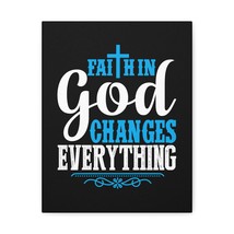  Faith In God Changes Everything 2 Corinthians 5:17 Blue Christi - £60.93 GBP+