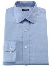 Mens Dress Shirt Tall Croft &amp; Barrow Blue Long Sleeve Button Up NEW $70-... - £21.90 GBP