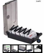 Business Card Holder, Index Card Organizer with Dividers and Index Tabs,... - $335.03 MXN