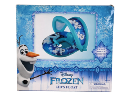 Infant Kid Pool Float with Sun Canopy Frozen OLAF Inflatable Infant Ages... - $8.29