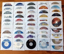 100 Misc CD-ROM Lot 1&amp;2 - Pc Software Lot Clearance - New Cd&#39;s In Sleeves - £43.86 GBP