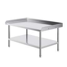 VEVOR Stainless Steel Work Table, 30 x 48 x 26 Inch Commercial Food Prep... - $225.71