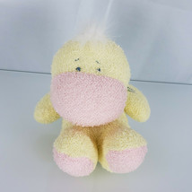 Prestige Belly Flops Stuffed Plush Beanbag Duck Yellow Pink Terrycloth T... - $79.19