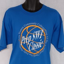 Iowa Western Basketball T-Shirt XXL Blue Single Stitch Fruit of The Loom - £15.94 GBP