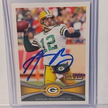 2012 Panini Aaron Rodgers MVP Football Autographed signed Card COA NFL - £79.52 GBP