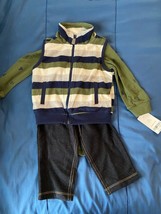 Carter&#39;s Baby Boy&#39;s 3 Piece 12 Month Polyester Outfit *NEW* rrr1 - $21.99