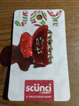 Fancy Candy Cane Claw Style Hair Clips Scunci NWT - £5.11 GBP