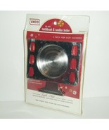 Vintage EKCO Boxed Chrome Wall Mount Toothbrush &amp; Cup Holder Slots NEW MCM - £11.87 GBP