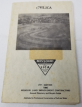Missouri Land Improvement Contractors Directory 1980 MLICA Catalog Photo... - $18.95
