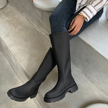 Knee-High Boots Shoes Chunky Women Winter Fashion Motorcycles Designer Platform  - £43.61 GBP