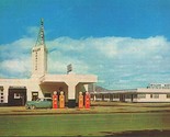 Vtg Chrome Postcard East Ely Nevada NV Miller Service Station Hotel Gas ... - $41.53