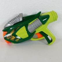 Buzz Bee Toys Air Blasters Tek 6 Soft Foam Dart Toy Gun Blaster Green TESTED - £6.26 GBP