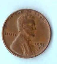 1955 D Lincoln Wheat Penny- Circulated - £6.28 GBP