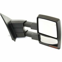 Mirror For 2008-12 Ford F-150 Passenger Side Power Heated Foldaway Memory Black - £206.18 GBP