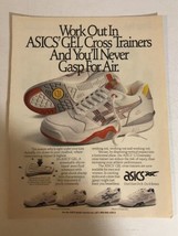 1990 Asics Shoes Vintage Print Ad Advertisement Ephemera pa30 - $8.90