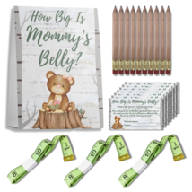 Measure Mommy&#39;s Belly Game Woodland Baby Shower Games For Girl or Boy - £10.78 GBP