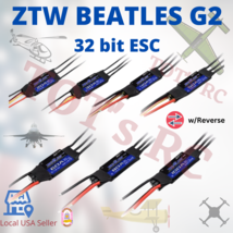 ZTW 32 Bit G2 BEATLES ESC *CLEARANCE* 20A 40A 80A 100A 2-6s BEC Speed Co... - $280.22 MXN+