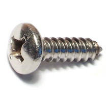 #12 x 3/4&quot; 18-8 Stainless Steel Phillips Pan Head Sheet Metal Screws SMSPSS-409 - $10.06