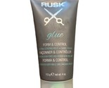 RUSK GLUE 4 OZ FORM &amp; CONTROL EXTRA STRONG FIRM MEGA HOLD HAIR SHINE FINISH - £37.25 GBP