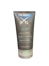 Rusk Glue 4 Oz Form &amp; Control Extra Strong Firm Mega Hold Hair Shine Finish - £37.25 GBP