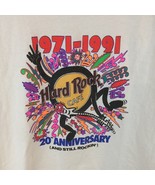 HARD ROCK CAFE VINTAGE T-Shirt 1991 20th ANNIVERSARY Still Rockin&#39; Adult... - £10.85 GBP