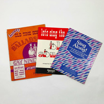 Vintage Song Books Old Time Songs, Let&#39;s Sing Old Songs &amp; Sing Along Set of 3 - £23.73 GBP