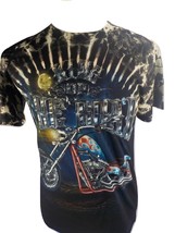 David Carey Skull Shirtz King Of The Road Sz M Studded Glow In Dark T-SHIRT Nwt - £11.18 GBP
