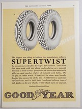 1924 Print Ad Goodyear Supertwist Balloon Tires - $17.98