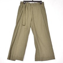 J. Jill Linen Blend Women&#39;s Olive Green Pull On Pant&#39;s Size Small - £17.85 GBP